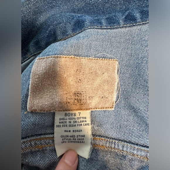 Vintage boys denim jacket size 7 - Picture 11 of 11
